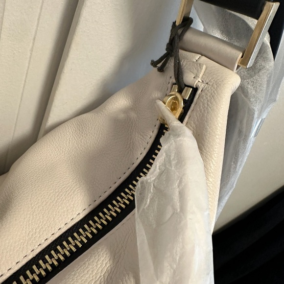 All Saints Edbury Fringe Shoulder Salt Lake White - Picture 13 of 15